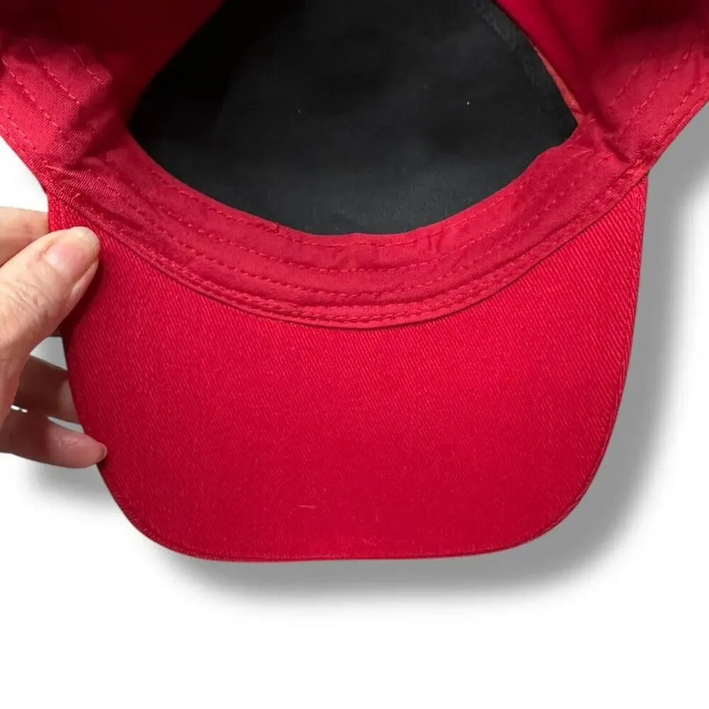 Suisse Baseball Hat Cap Red White Flashing Logo Switzerland French Tested OS